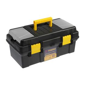 Ящик для инструмента TUNDRA, 16", 41х21х18.5 см, пластиковый, подвижный лоток, 2 органайзера