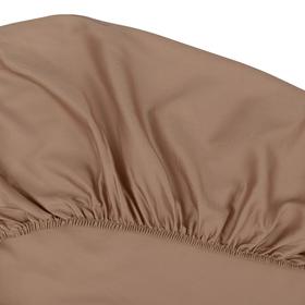 

Простыня из египетского хлопка Essential, размер 180х200х28 см, цвет бежевый