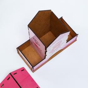 

Чайный домик "Дорогие девушки, с 8 Марта!" с наклейкой, 20×19×9 см