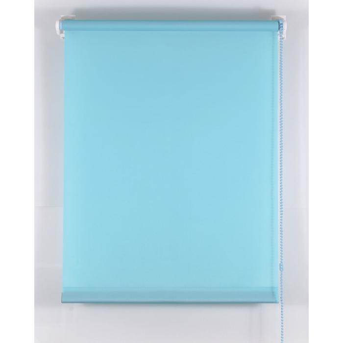 Рулонная штора «Комфортиссимо», 100х160 см, цвет голубой