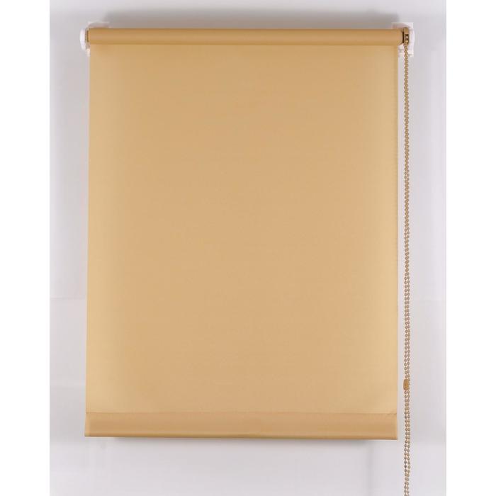 Рулонная штора «Комфортиссимо», 100х160 см, цвет кофе с молоком