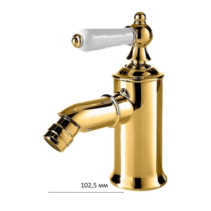 

Смеситель для биде BRAVAT Art F375109G, однорычажный, корпус латунь, цвет золото