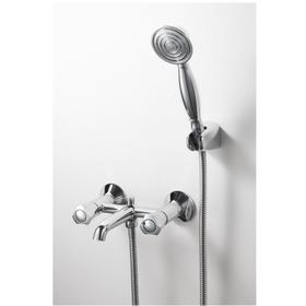 

Смеситель для ванны BRAVAT DUO F6133186CP-B, с коротким изливом и лейкой, хром