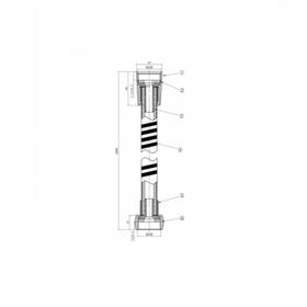 

Шланг для душа BRAVAT P7233CP-1-RUS, 200 см, PVC, хром