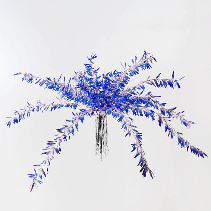 Пальма из мишуры "Цветные кончики" микс