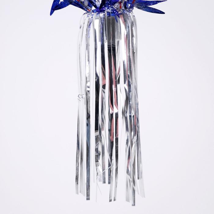 Пальма из мишуры "Цветные кончики" микс