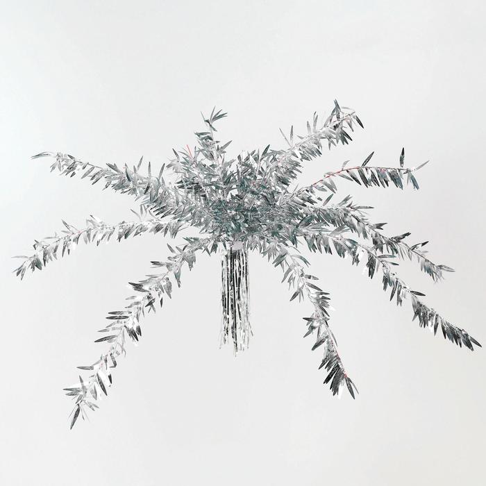 Пальма из мишуры "Цветные кончики" микс