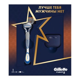 

Набор Gillette Fusion: бритва с 1 сменной кассетой + дорожный чехол для бритвы