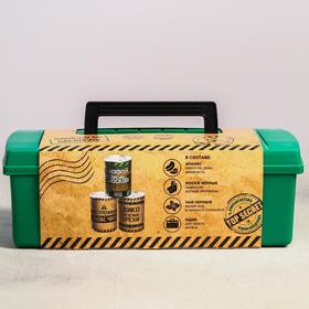 Набор в ящике для инструментов «Выживание»: арахис 200 г, чай 60 г, носки 43 р от Сима-ленд