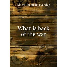 

Книга What is back of the war
