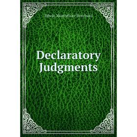 

Книга Declaratory Judgments