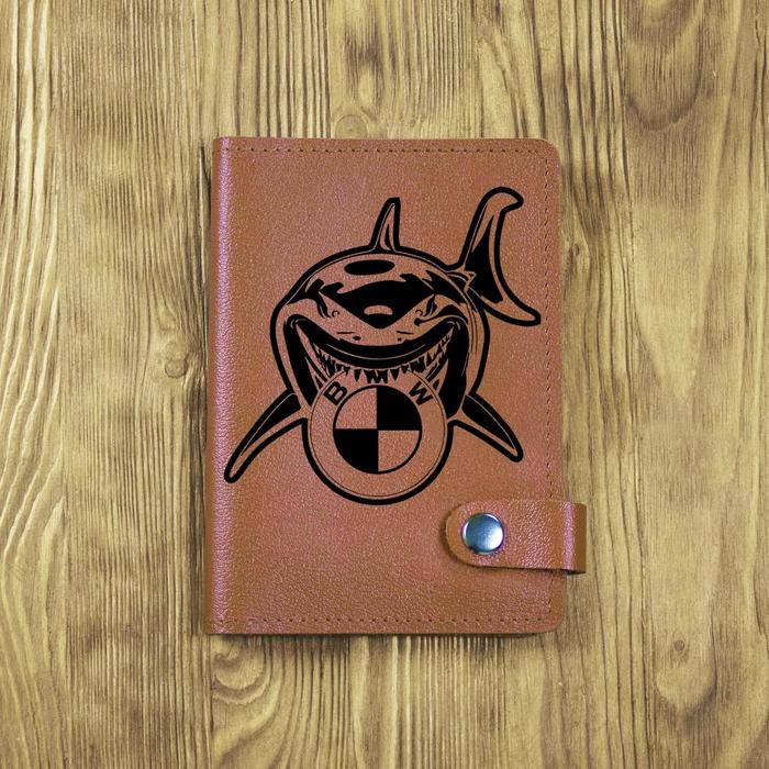 Обложка на автодокументы на кнопке 