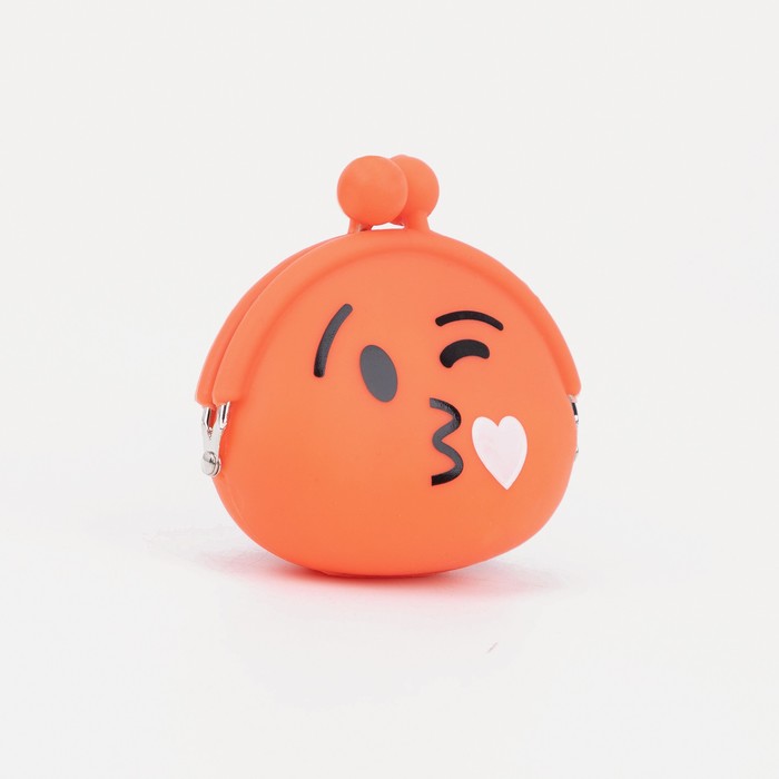 

Кошелёк на фермуаре, цвет оранжевый
