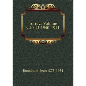 

Книга Torreya Volume v.40-41 1940-1941