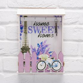 

Ключница с полкой Sweet home, 22,5 х 30,5 х 5,7 см