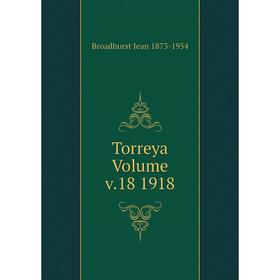 

Книга Torreya Volume v.18 1918