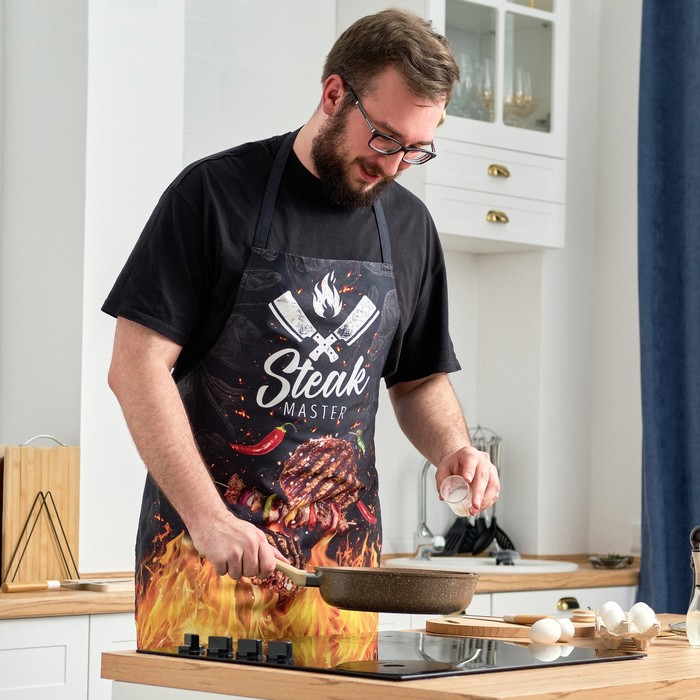 

Фартук "Этель" Steak Master 73х71 см, 100% хлопок, саржа 190 гр/м2