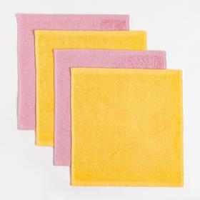 

Набор махровых полотенец "Светлой пасхи" 30х30 см - 4 шт, 100% хлопок, 340 гр/м2