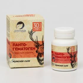 Пантогематоген «Мужская сила» с красным корнем, 30 капсул по 500 мг Ош