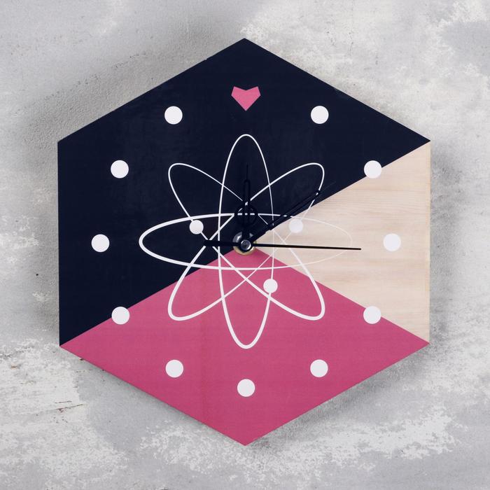 фото Часы настенные "абстракция", плавный ход, стрелки микс