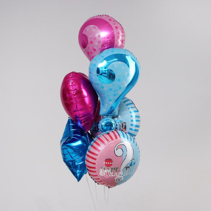 Букет из шаров «Мальчик-девочка», набор 6 шт. букет из шаров весёлый енот