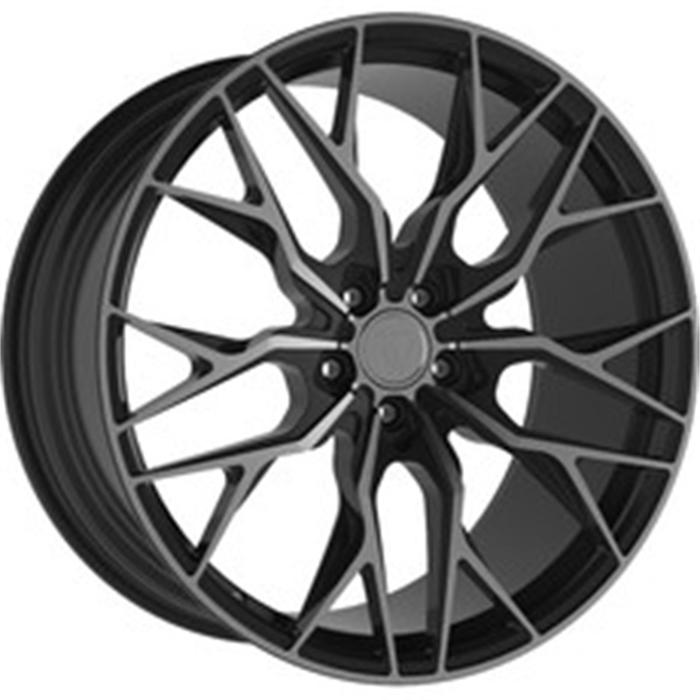 фото Диск кованый vissol f-1199 11x21 5x112 et49 d66.6 gloss black with dark machined face