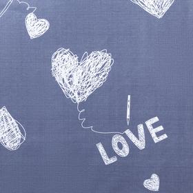 

Постельное бельё 1,5 сп «Этель» Love пододеяльник 150х217 см+наволочка 70х70 см-1 шт