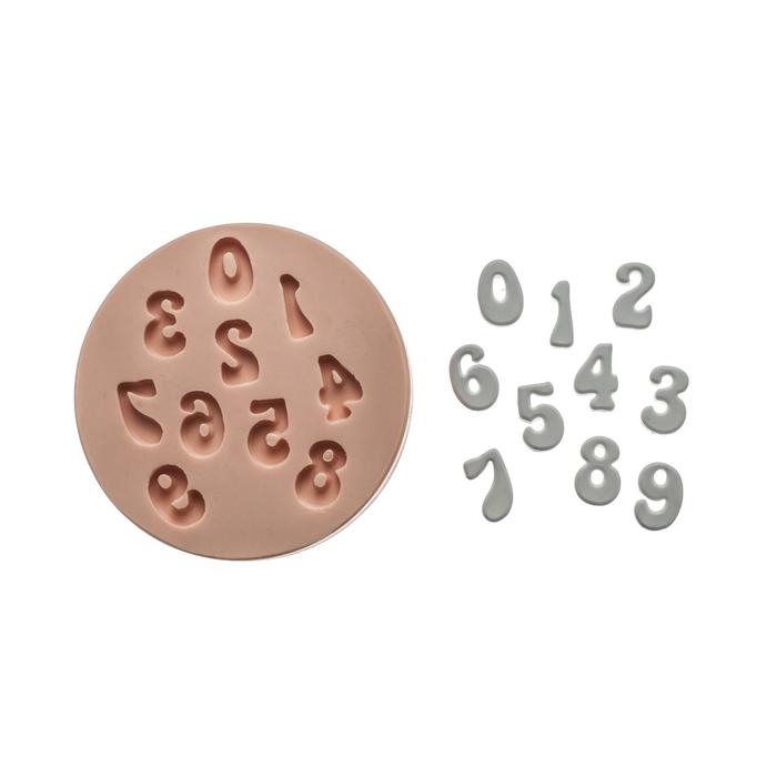 

Молд "Цифры" 1,8 см МИКС