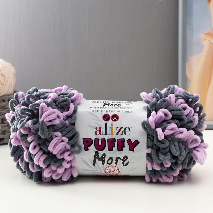 

Пряжа "Puffy more" 100 % микрополиэстер 11,5м/150г (6285)