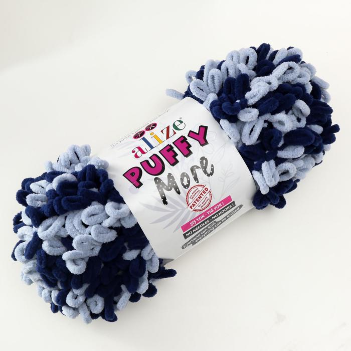 

Пряжа "Puffy more" 100 % микрополиэстер 11,5м/150г (6279)