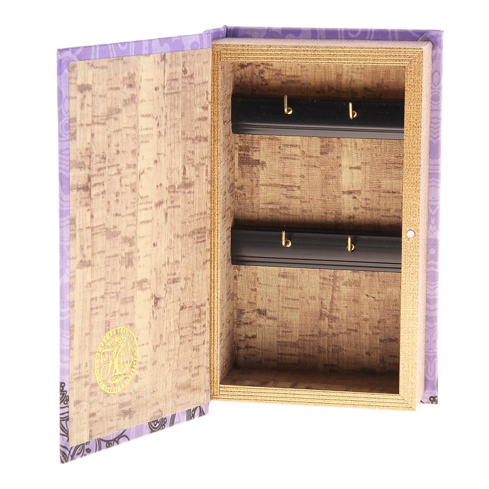 Ключница книга "Мои секреты" с бабочками