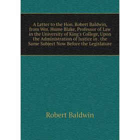

Книга A Letter to the Hon