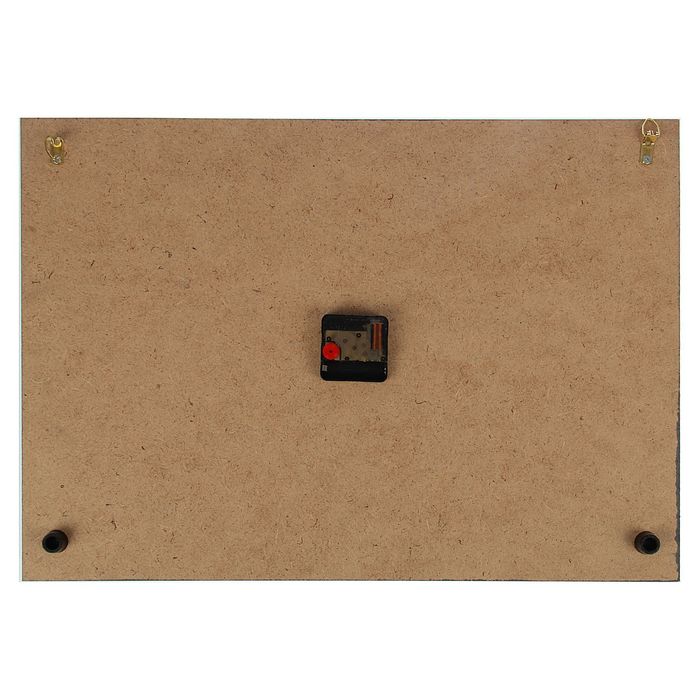 Часы настенные прямоугольные "Зима" микс 40х56 см