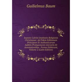 

Книга Ioannis Calvini Institutio Religionis Christianae