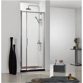 

Душевое ограждение BRAVAT Drop BD080.4110A, 80x200 см, прозрачное, распашное, хром