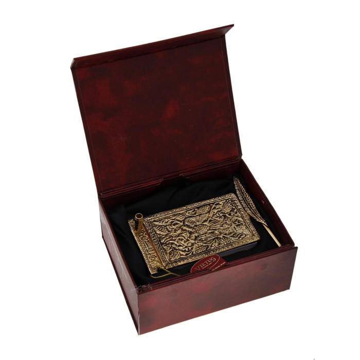 Блокнот настольный с ручкой mini