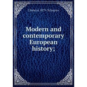 

Книга Modern and contemporary European history
