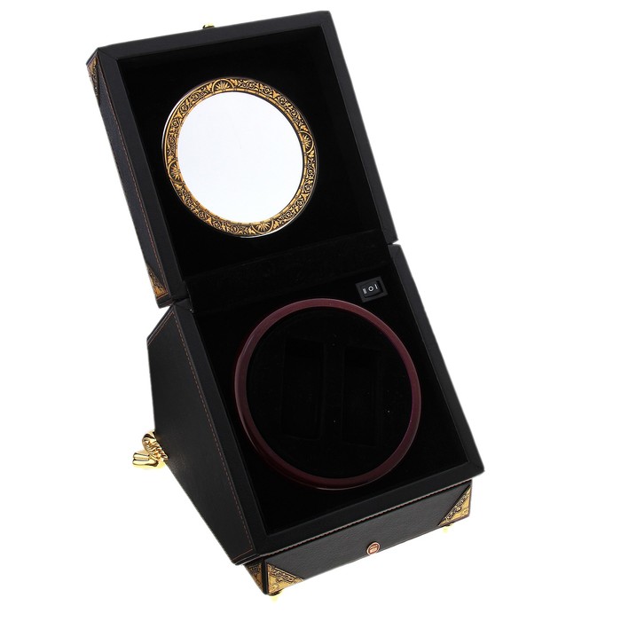 Шкатулка с автоподзаводом для 2-х часов Switzerland