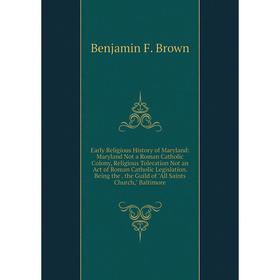 

Книга Early Religious History of Maryland