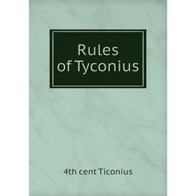 

Книга Rules of Tyconius