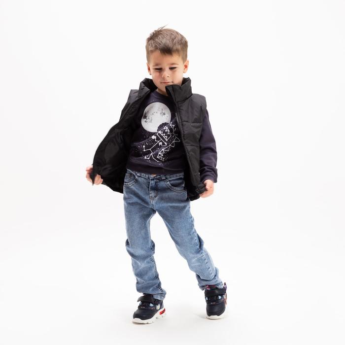 фото Жилет детский, цвет чёрный, рост 104-110 см ольга