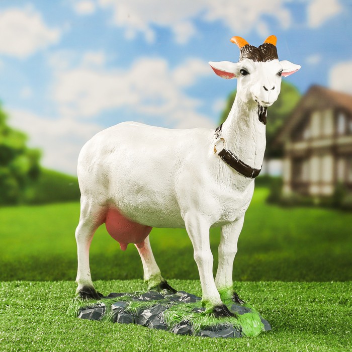 садовая фигура коза малая 44x41x18 см Садовая фигура Коза малая 44х41х18 см