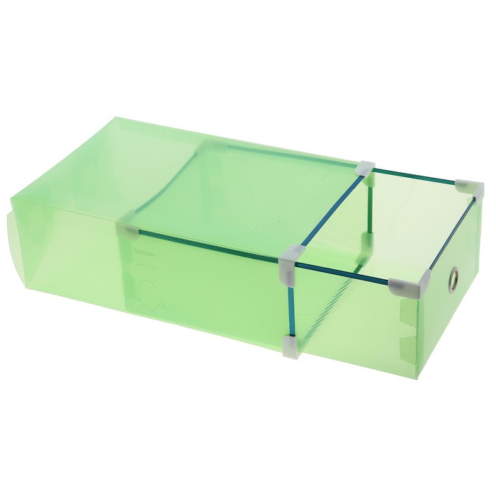 Короб для хранения выдвижной "Интрига", цвет зеленый