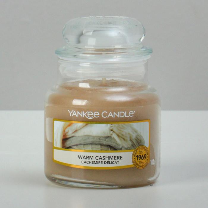 

Свеча ароматическая в банке Тёплый кашемир Warm Cashmere, 104 гр, 25-45 ч