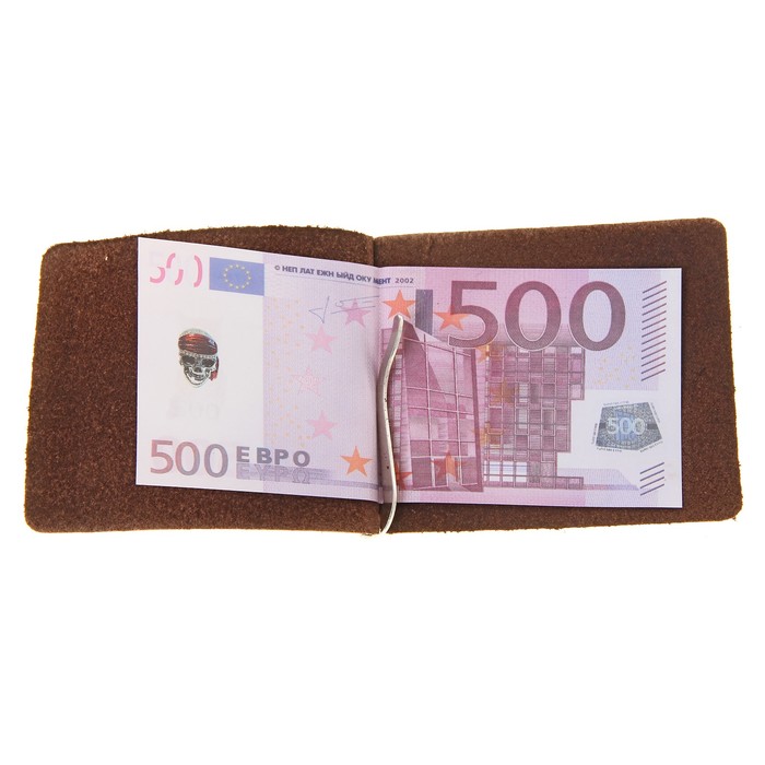 Зажим для купюр Z-5-88, цвет коричневый