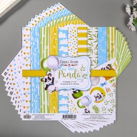 

УЦЕНКА Лист для вырезания "My little panda boy" 30,5х30,5 см