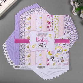 

УЦЕНКА Лист для вырезания "My little baby girl" 30,5х30,5 см