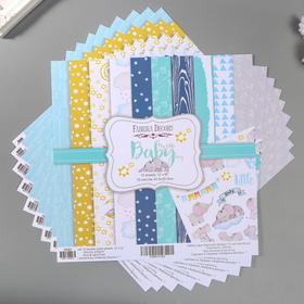 

УЦЕНКА Лист для вырезания "My little baby boy" 30,5х30,5 см