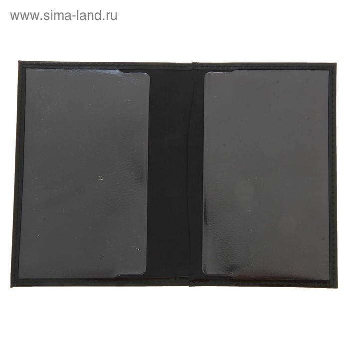 Обложка для паспорта, цвет чёрный