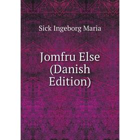 

Книга Jomfru Else (Danish Edition)